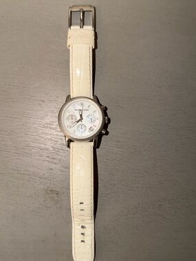 Michael Kors Wonens White Chronograph Watch